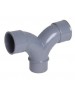 Coude double parallèle 87° FFM PVC 40