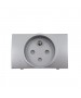 Enjoliveur Gris PC 2P+T