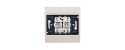 Plaque ivoir clair + va & vient