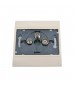 Plaque beige + prise TV FM SAT