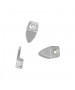 Taquet plastique translucide