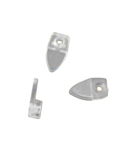 Taquet plastique translucide