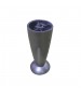 Pied plastique laque argent