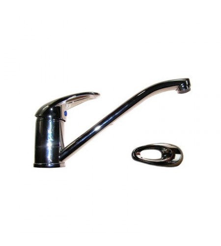 Mitigeur chromé manette creuse