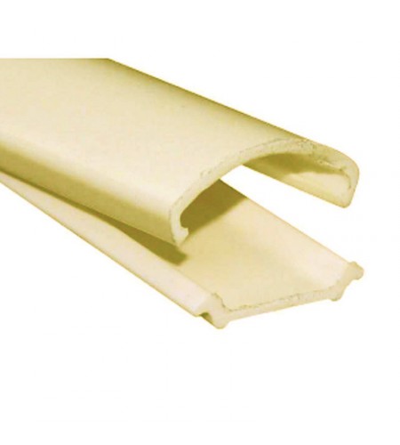 Moulure D 22 mm crème