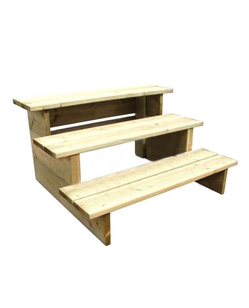 Escalier Pour Chien Et Chat PawHut - 4 Marches Antidérapantes, Housse Lavable, Gris Clair, 60x35x44 Cm