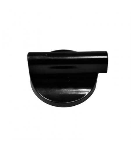 Bouton noir plaque gaz