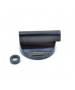 Bouton noir plaque gaz