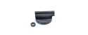 Bouton noir plaque gaz