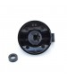 Bouton noir plaque gaz