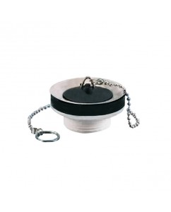 Bonde avec grille et bouchon