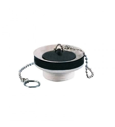 Bonde avec grille et bouchon
