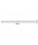 Grille plate d'aération Gris clair 400 mm