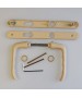 Ensemble de poignée de porte extérieur beige