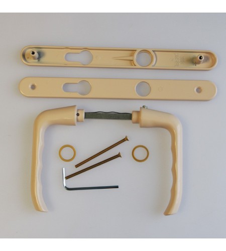 Ensemble de poignée de porte extérieur beige