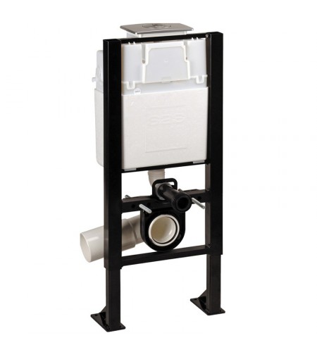 Support réservoir de toilettes encastré