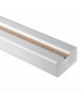 Montant coloris blanc vierge