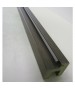 Montant coloris chêne anthracite gauche poussant avec gache