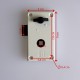 Serrure de porte en applique gauche