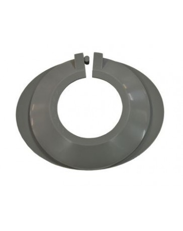 Cache base tuyau gris diam. 42 mm