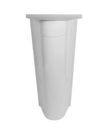 Colonne double enveloppe blanche