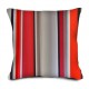 Coussin Rayures rouges