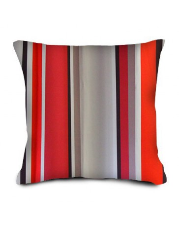 Coussin Rayures rouges
