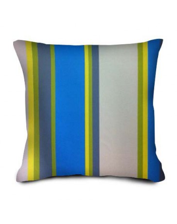 Coussin Rayures azur