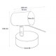 Spot orientable coloris noir
