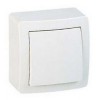 Interrupteur applique simple blanc