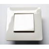 Interrupteur simple Va et Vient encastrable blanc